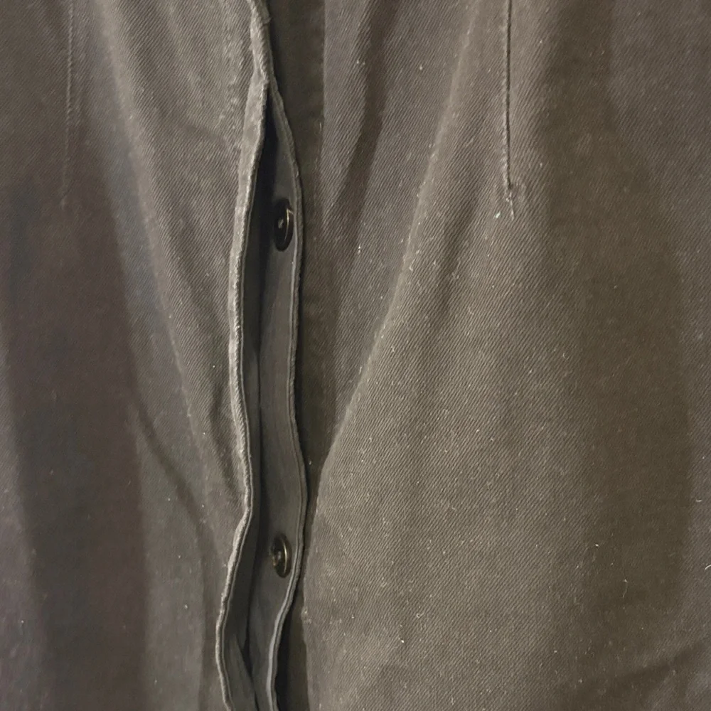 Toast Elegant Black Denim Sleeveless Jumpsuit Dress - Picture 7 of 8